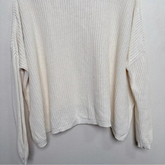 Emma Knudsen Womens XS Ribbed Kate Sweater In White - Picture 15 of 16